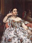 Jean-Auguste Dominique Ingres Madame Moitessier oil painting reproduction